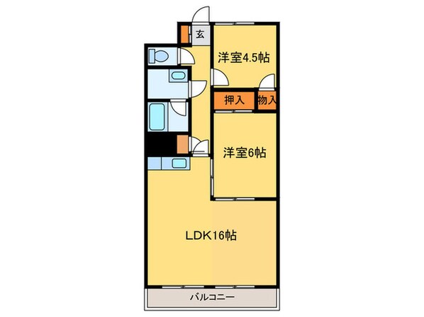 第２すずらんハイツの物件間取画像